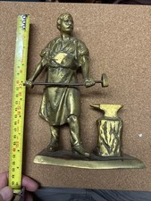 VINTAGE SOLID BRASS BLACKSMITH