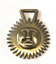 (Ref. 3166) Antique sun horse brass c.1910