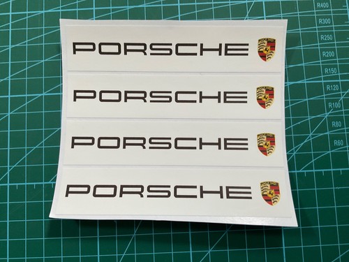 Porsche with badge - 4x,