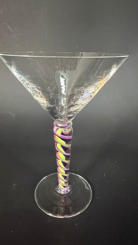 Vtg signed correia art - vtg, glass
