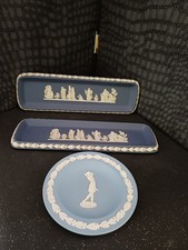 Wedgewood Job Lot. Vintage Wedgwood Plate Jasperware. Blue.