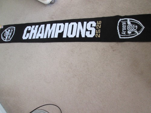 Arsenal champions scarf 2025 - champions,