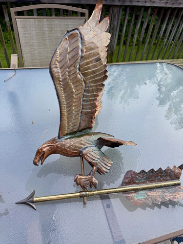 Copper patina eagle - copper, roof