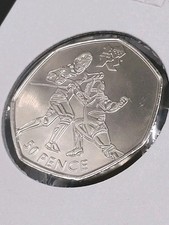 2011 Fencing 50p Olympic Coin