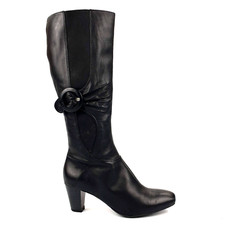 Clarks Knee Boots Black