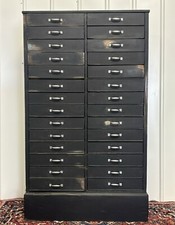 Large Vintage Bank Of Storage