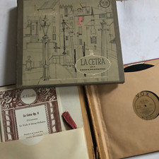 Vivaldi La Cetra Reinhold Barchet Violin - Reinhardt 3LP Vox Box Set DL 203 RARE