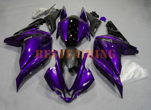 Purple black painted injection - black,