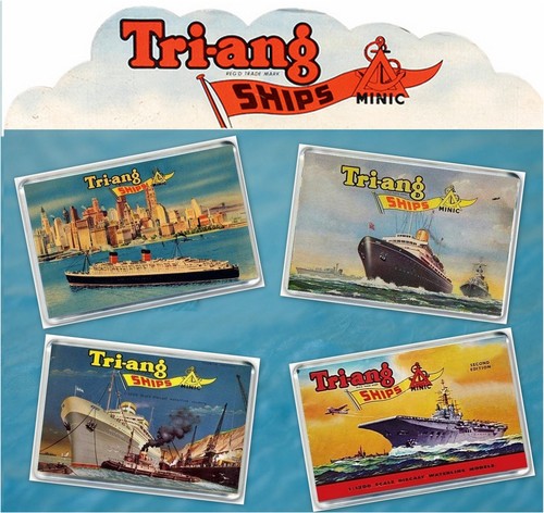 Triang minic ships - (tri-ang),