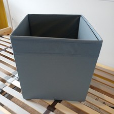 12 x Ikea Blue Drona Storage Boxes 33x38x33cm For Kallax, Foldable Storage