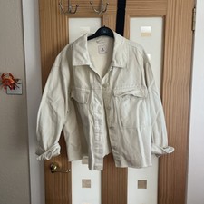 TU Short Denim Jacket 18 Cream