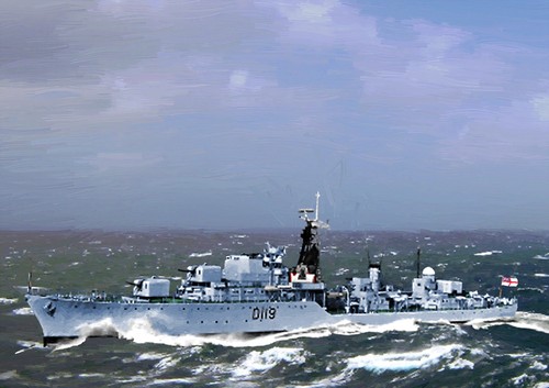 Hms delight hand finished - -,
