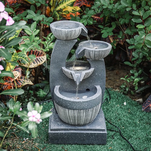 Natural slate garden water - garden,
