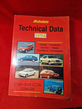 AUTODATA : Technical Data 1994