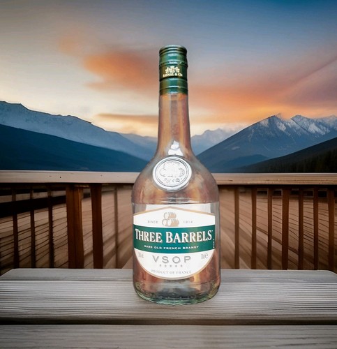 Empty bottle three barrels - empty,
