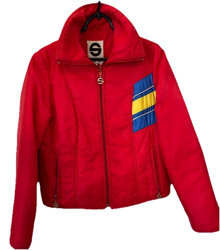 Vintage saska skiwear - saska, red