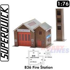 COUNTRY FIRE STATION 1:76 OO