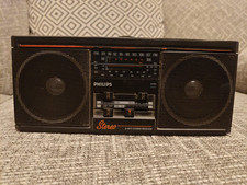 Phillips D1672 Stereo Radio Receiver Vintage Retro Radio FM MW LW Tested Working