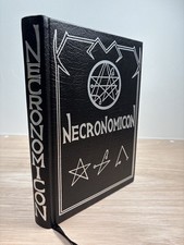 Necronomicon Leather Edition Hardback book - Limited 286 of 666 printed (1977)