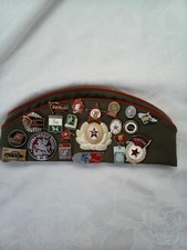 Russian Soviet Union Military Style Garrison Hat & Badges.