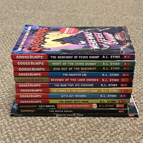 Goosebumps books stine - books, r.l