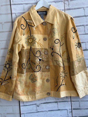 Indigo moon jacket yellow - moon, boho