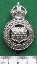 Caernarvonshire Constabulary cap badge pre 1950