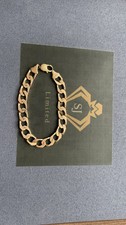 9ct gold curb - 9ct, bracelet