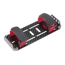 Carbon Fiber Battery Mount Plate Tray&Ties For Axial SCX10 1/10 RC Car 2S 3S B