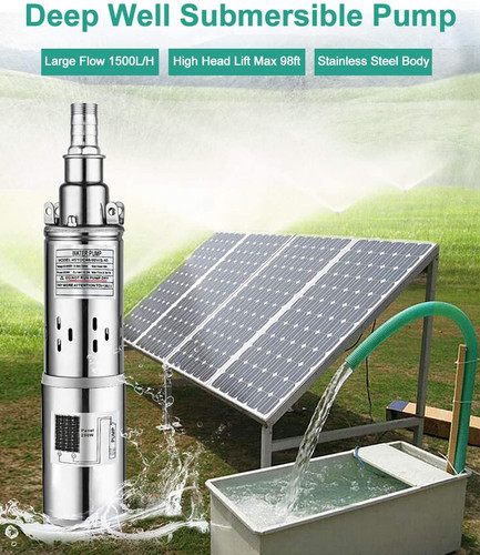 Solar submersible deep - submersible, well