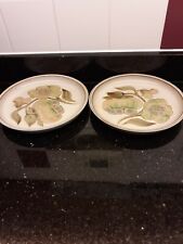 Denby Troubador Tea Plates x 2