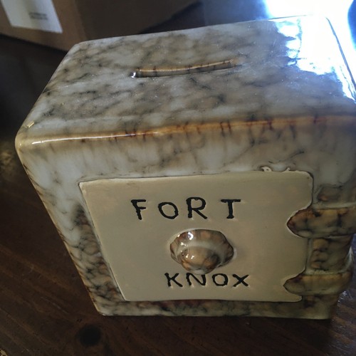 Fort knox ceramic coin - ceramic,
