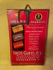 Antique advertising shop - antique, card