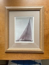 photographic print of classic yacht Yankee from the Beken archive. Framed vgc