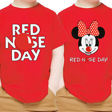 Red Nose Day T-Shirt Comic Relief 2025 Kids Boys School Children Costume   Xmas