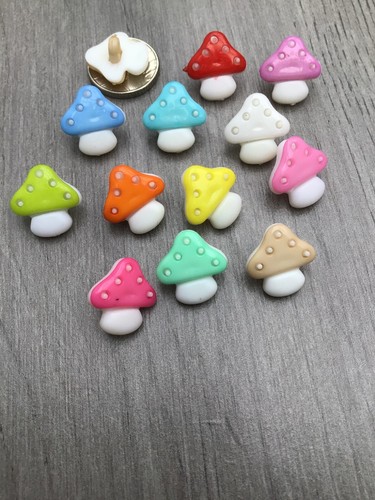 15mm toadstool mushroom - 15mm,
