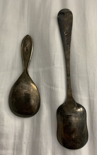 Silver plate spoons one - 2,