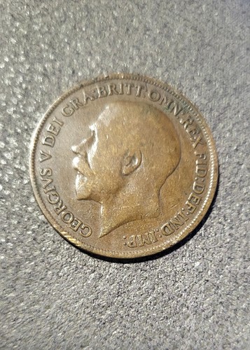 1919 king george one - v, penny