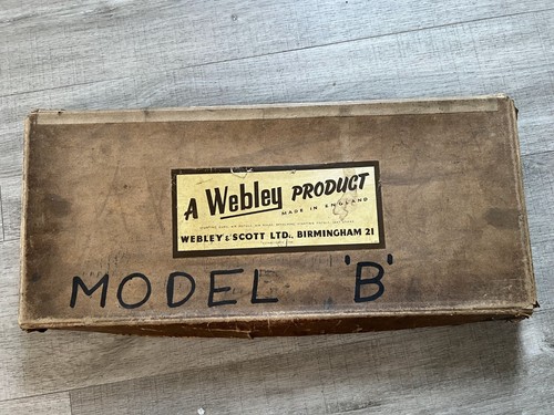 Vintage webley scott - vintage, b