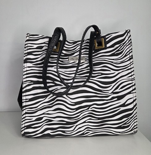 Pia rossini zebra print tote - rossini,