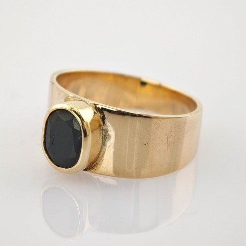 Gold ruby statement ring - statement,