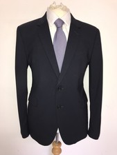 PAUL SMITH Kensington Fit -Mens Slim Fit NAVY BLUE WOOL SUIT - 44 Reg - W36 L31