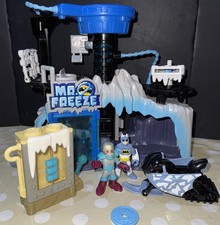 Imaginext DC super friends Mr Freeze Arctic Lair, Ice Chamber & Snow Bike