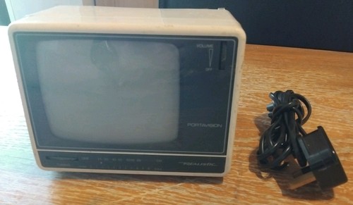 Vintage realistic portavision - realistic,