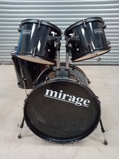 MIRAGE 4 Piece Drum Kit Black