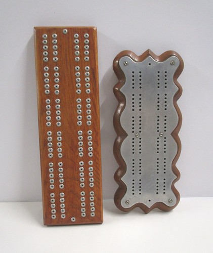Vintage wooden cribbage - vintage,