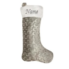 Personalised Name Grey Silver