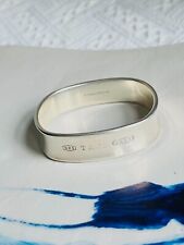 Tiffany & Co. 1837 Vintage Cushion Square Bangle Bracelet, 925 Sterling Silver