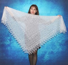White Russian Orenburg Shawl