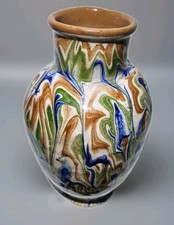 Slipware Flower Vase. Handmade